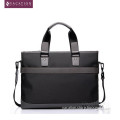 Conference leather men laptop briefcase